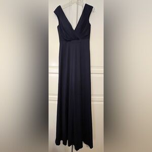 Kleinfeld Navy Blue Formal Gown New